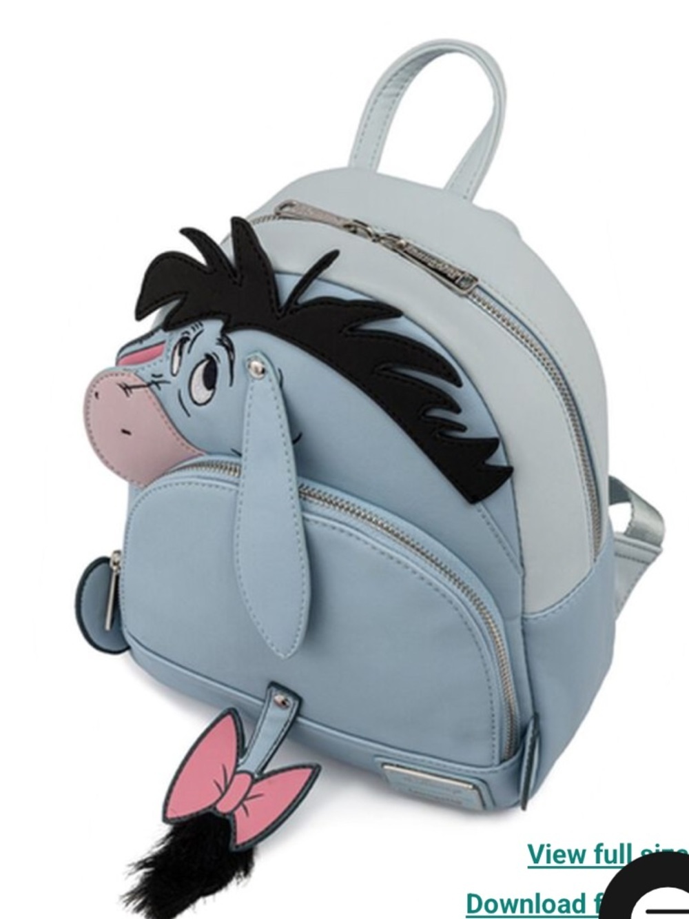 Loungefly Disney Eeyore Mini Backpack – NWT 💙 - Picture 3 of 15
